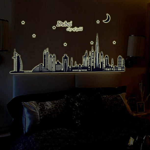 Wall Mural Photo Wallpaper GIANT DECOR Paper Poster Free Paste Dubai at Night Wall Mural Photo Wallpaper GIANT DECOR Paper Poster Free Paste Dubai at Night
